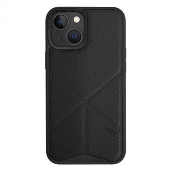 UNIQ Transforma Case voor iPhone 14 Plus / 15 Plus 6,7 inch Magclick Charging Ebony Black