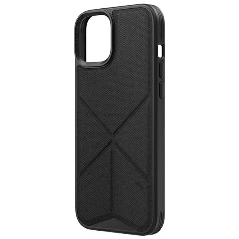UNIQ Transforma Case voor iPhone 14 Plus / 15 Plus 6,7 inch Magclick Charging Ebony Black
