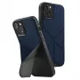 UNIQ Transforma Folio Case voor iPhone 14 Plus / 15 Plus 6,7 inch Magclick Charging Elektrisch Blauw