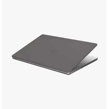 UNIQ Claro Hard Shell Case voor MacBook Air 13 inch M2 2022 / M3 2024 / M4 2025 / M5 2026, Rookgrijs