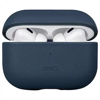 UNIQ Terra Case voor AirPods Pro 2e gen (2022/2023) Echt leer - Space Blue