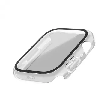 UNIQ Nautic Case voor Apple Watch Series 7/8/9 41mm Clear/Dove
