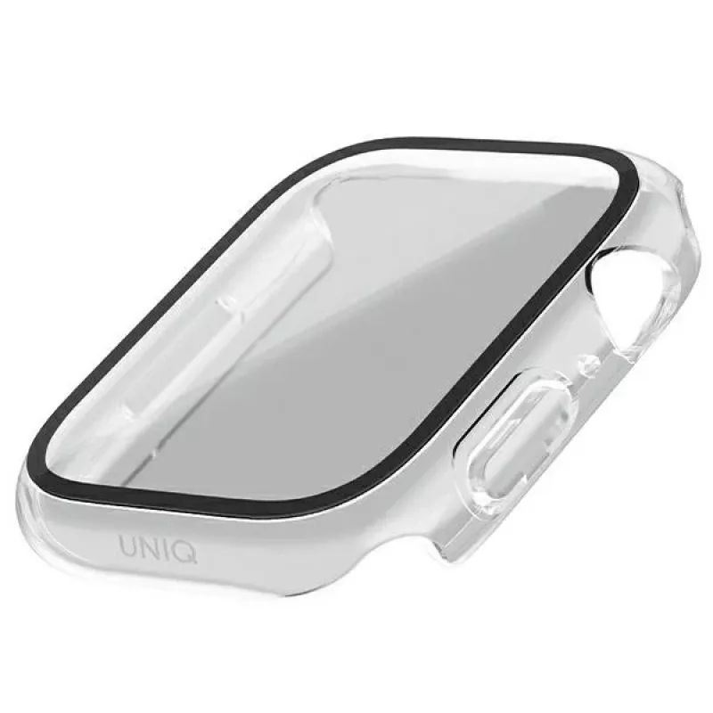 UNIQ Nautic Protective Case voor Apple Watch Series 7/8/9 45mm, Helder/Transparant