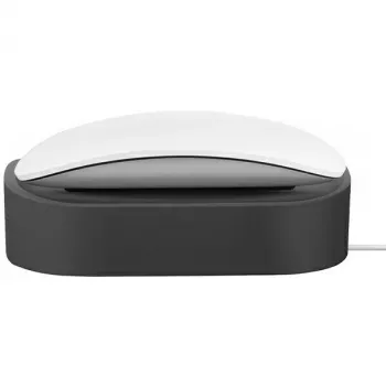 UNIQ Nova Oplaaddock voor Magic Mouse - Donkergrijs