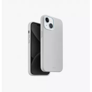 UNIQ Lino Hue Magclick Oplaadcase voor iPhone 15/14/13 6,1 inch - Kreidegrau