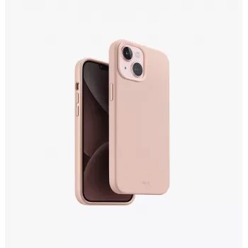 UNIQ Lino Hue Magclick Oplaadcase voor iPhone 15/14/13 6,1 inch - Kreidegrau