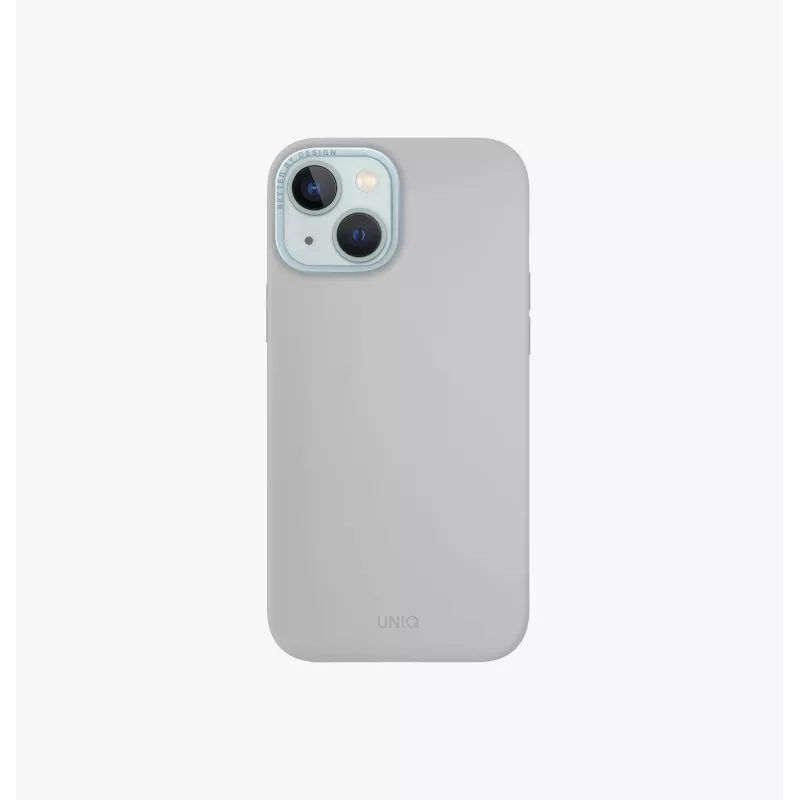 UNIQ Lino Hue Magclick Oplaadcase voor iPhone 15/14/13 6,1 inch - Kreidegrau