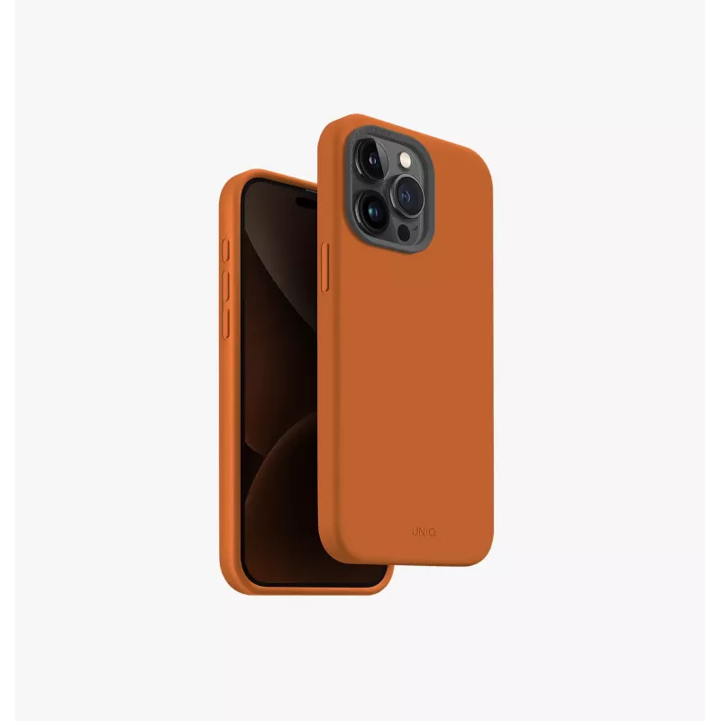 UNIQ Lino Hue Case voor Apple iPhone 15 Pro Max 6,7 inch MagClick Opladen Blush Pink
