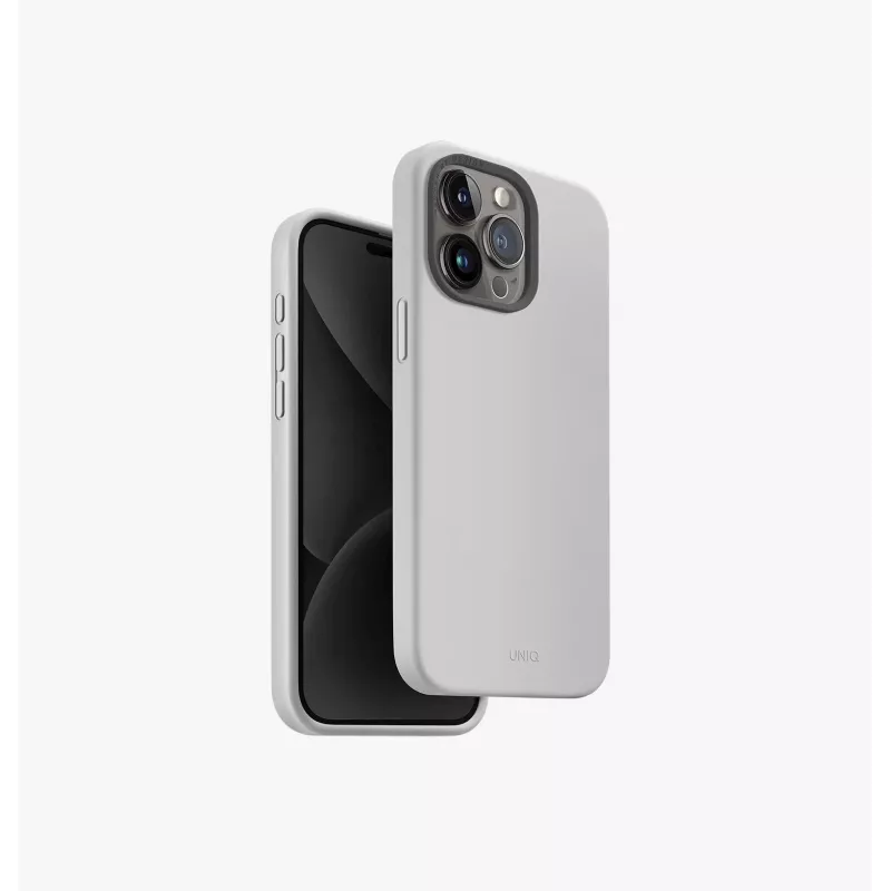 UNIQ Lino Hue Case voor Apple iPhone 15 Pro Max 6,7 inch MagClick Opladen Blush Pink