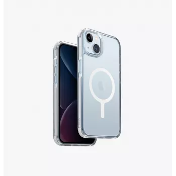 UNIQ Combat Case voor iPhone 15 Plus / 14 Plus 6,7 inch Magclick Opladen Wit