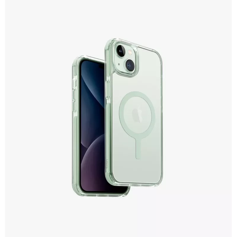 UNIQ Combat Case voor iPhone 15 Plus / 14 Plus 6,7 inch Magclick Opladen Wit