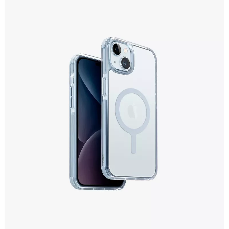 UNIQ Combat Case voor iPhone 15 Plus / 14 Plus 6,7 inch Magclick Opladen Wit