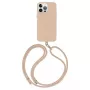 UNIQ Coehl Muse Case voor Apple iPhone 15 Pro 6,1 inch met magnetisch opladen, Dusty Nude