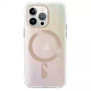 UNIQ Coehl Willow iPhone 15 Pro Max 6,7 inch Magnetic Charging Case Opal/Iridescent
