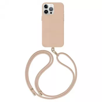 UNIQ Coehl Muse Magnetic Charging Case voor Apple iPhone 15 Pro Max 6,7 inch - Dusty Nude