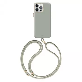 UNIQ Coehl Crème Case voor iPhone 15 Pro Max 6,7 inch, magnetisch laden, Soft Sage