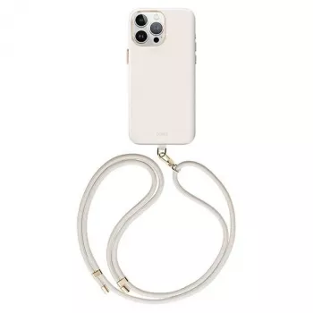 UNIQ Coehl Case voor iPhone 15 Pro Max 6,7 inch Magnetic Charging Ivory/Crème