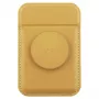 UNIQ Flixa Magnetic Card Wallet met kickstand Canary Yellow MagSafe