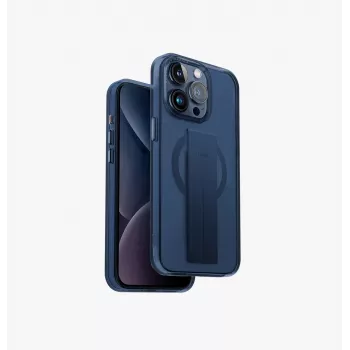 UNIQ Heldro Mag Case voor iPhone 15 Pro 6,1 inch MagClick laden ultramarijn diepblauw