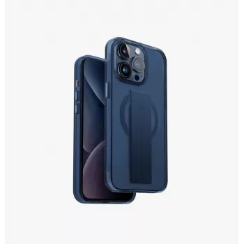 UNIQ Heldro Mag Case voor iPhone 15 Pro Max 6,7 inch MagClick laden ultramarijn diepblauw