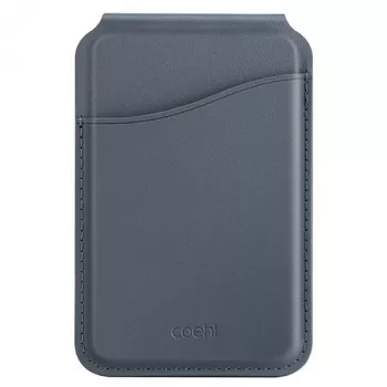UNIQ Coehl Esme magnetische portemonnee met spiegel en kickstand voor Apple iPhone 15 Pro Max, Sapphire Blue