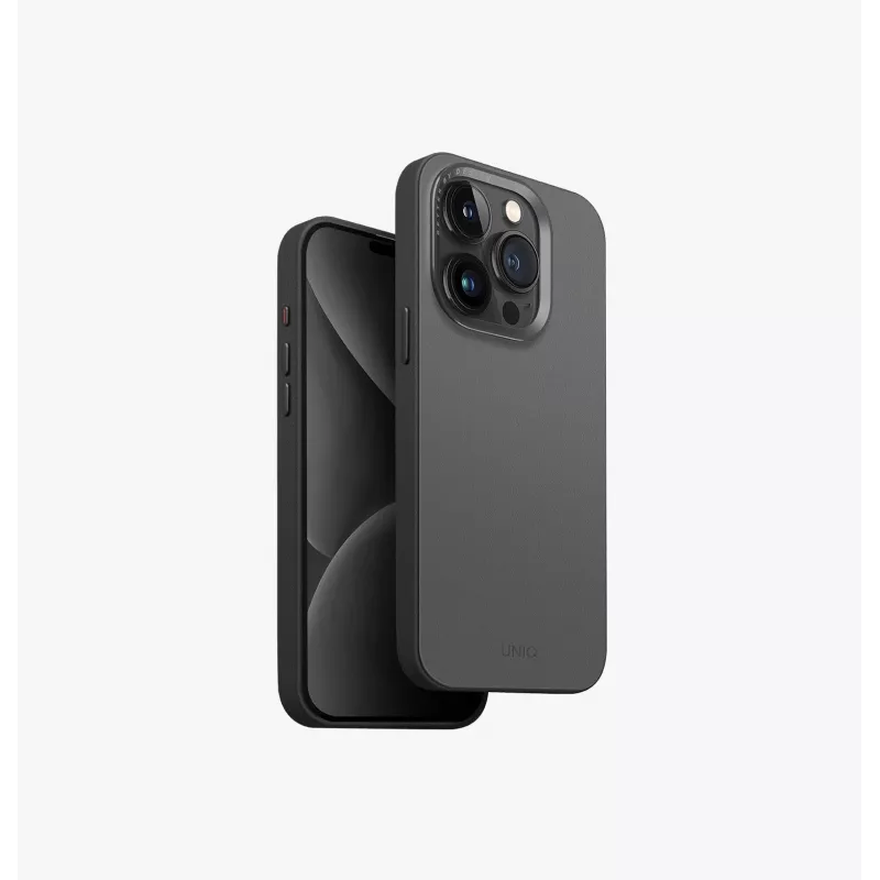 UNIQ Lyden DS MagClick oplaadhoes voor iPhone 15 Pro 6,1 inch Washed Blue-Black