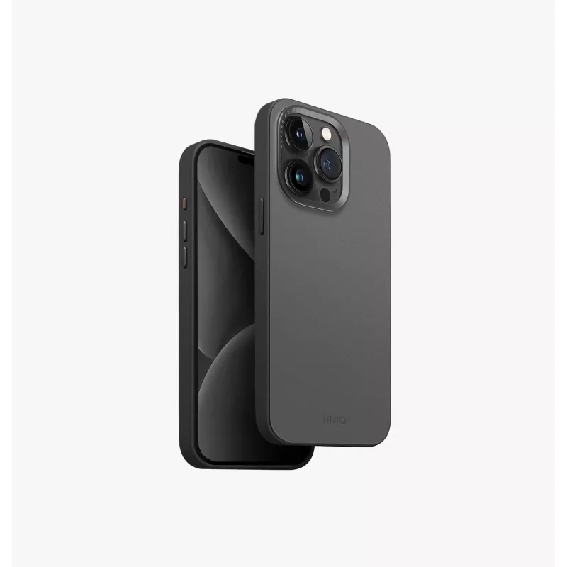 UNIQ Lyden DS Magclick oplaadhoes voor iPhone 15 Pro Max 6,7 inch Washed Blue-Black