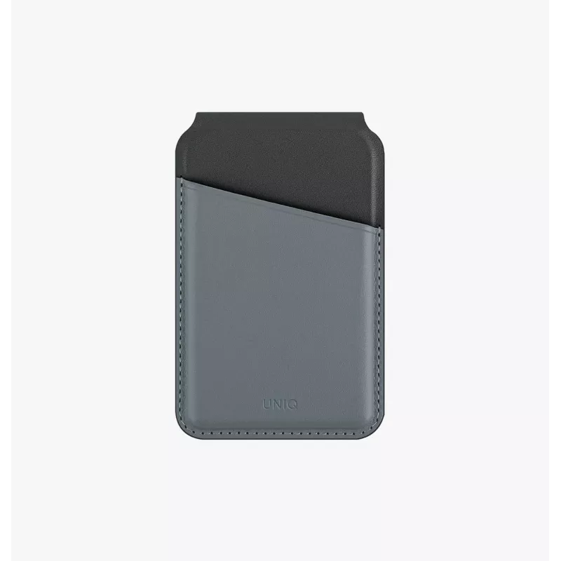 UNIQ Lyden DS Magnetic Wallet met RFID en telefoonstandaard Ivory/Lichen Green