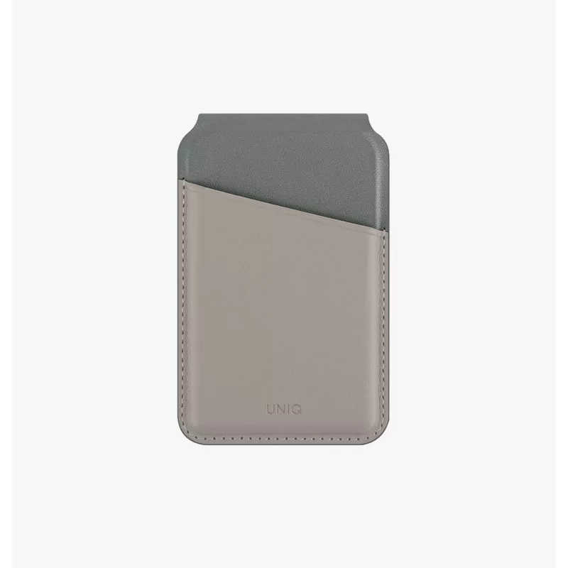 UNIQ Lyden DS magnetische portemonnee RFID telefoonstandaard Canary Yellow / Flint Grey