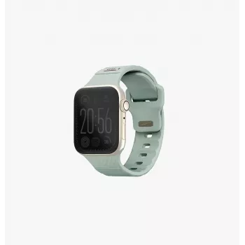 UNIQ Stride Apple Watch Series 1/2/3/4/5/6/7/8/9/SE/SE2/SE3 38/40/41mm FKM rubber band iceplant groen