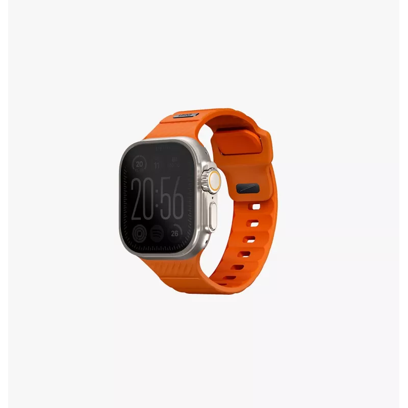 UNIQ Stride Apple Watch-armband 42/44/45/49mm FKM rubber mosgroen