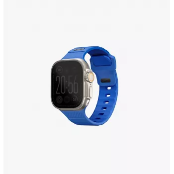 UNIQ Stride Apple Watch-armband 42/44/45/49mm FKM rubber kobaltblauw
