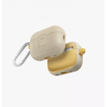 UNIQ Clyde Lock Case voor AirPods Pro 2 (2022/2023) - ivoor/kanariegeel