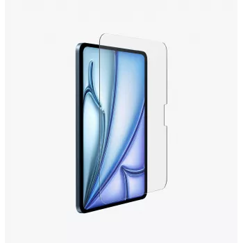 UNIQ Optix Clear gehard glas screenprotector voor iPad Air 13 inch (M2 2024 / M3 2025 / M4 2026) met applicator