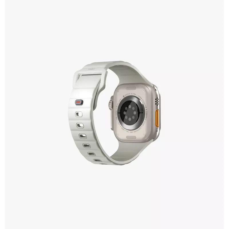 UNIQ Stride SE Apple Watch-armband 49/46/45/44mm FKM rubber lume midnight green