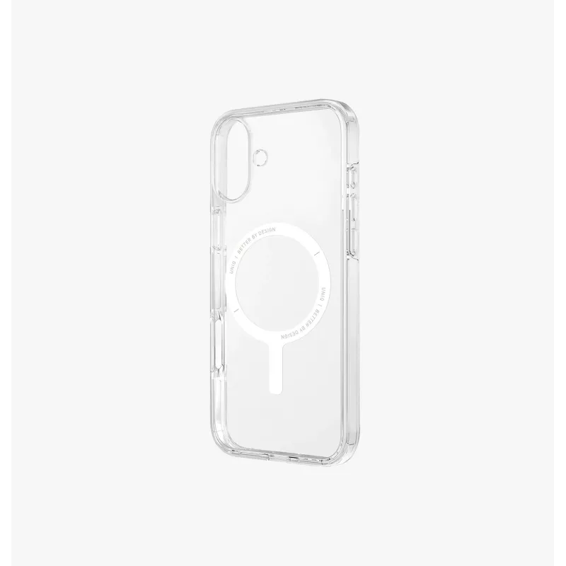 UNIQ Clario Case voor Apple iPhone 16 6,1 inch MagClick Charging lucent clear