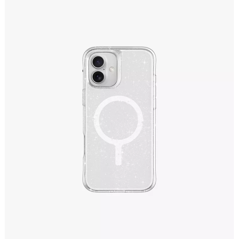 UNIQ LifePro Xtreme Magclick Charging Case voor iPhone 16 Plus 6,7 inch transparant tinsel lucent