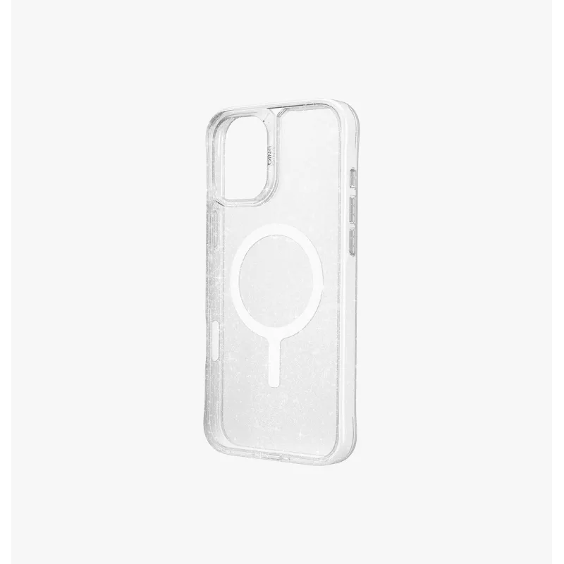 UNIQ LifePro Xtreme Magclick Charging Case voor iPhone 16 Plus 6,7 inch transparant tinsel lucent