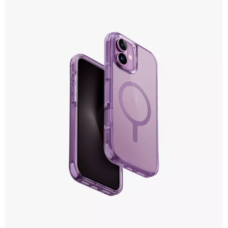 UNIQ Combat Case voor iPhone 16 Plus 6,7 inch Magclick Charging Carbon Black