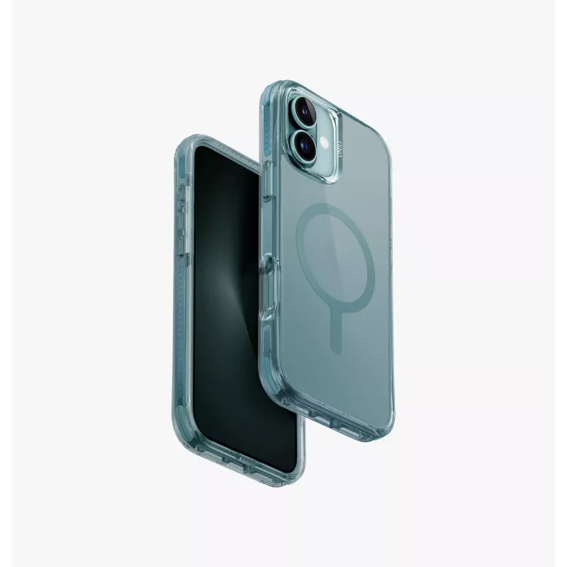 UNIQ Combat Case voor iPhone 16 Plus 6,7 inch Magclick Charging Carbon Black