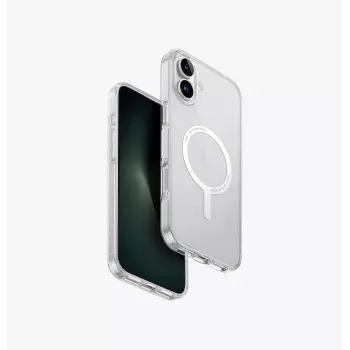 UNIQ Clario Case voor iPhone 16 Plus 6,7 inch Magclick Charging lucent clear