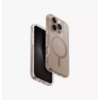 UNIQ Combat Case voor iPhone 16 Pro 6,3 inch MagClick laden taupe goud