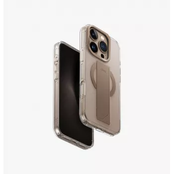 UNIQ Heldro Max Case voor iPhone 16 Pro 6,3 inch Magclick opladen Clear Lucent