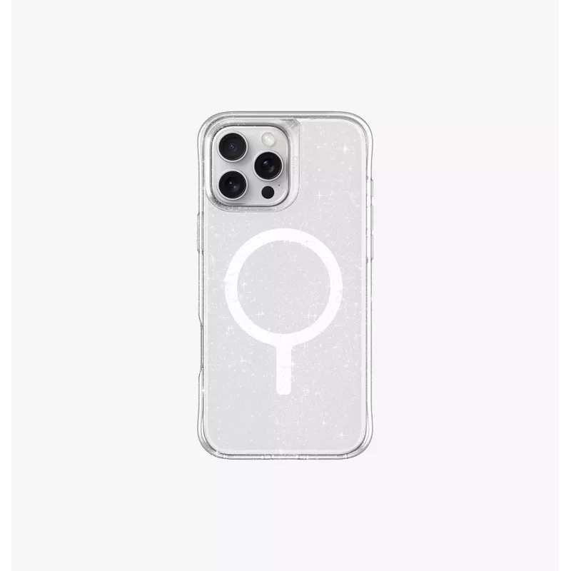 UNIQ LifePro Xtreme Case voor iPhone 16 Pro Max 6,9 inch MagClick opladen transparant/Tinsel Lucent