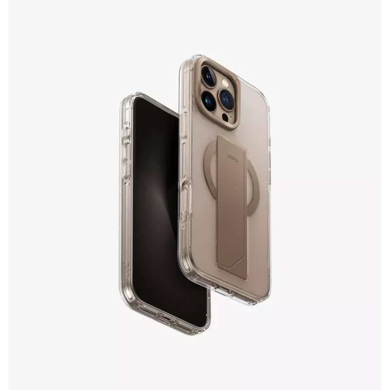 UNIQ Heldro Max Case voor iPhone 16 Pro Max 6,9 inch MagClick opladen helder transparant