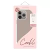 UNIQ Coehl Creme Case voor iPhone 16 Pro 6,3 inch met magnetisch opladen, taupegrijs