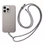 UNIQ Coehl Creme Magnetic Case voor iPhone 16 Pro Max 6,9 inch Taupe Grey