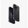 UNIQ Eleva met Vertica Stand hoes voor iPhone 16 Pro 6,3 inch Carbon Black