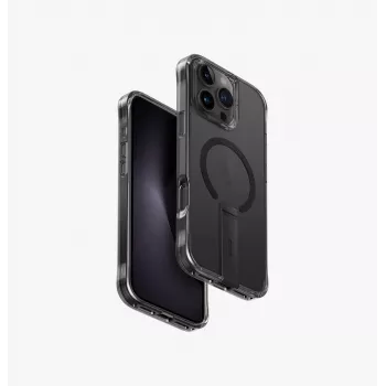 UNIQ Eleva Case met Vertica Stand voor iPhone 16 Pro Max 6,9 inch Carbon Black