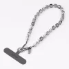 UNIQ Coehl Candy Gem handkoord Silver Sparkling - universeel telefoonpolsbandje